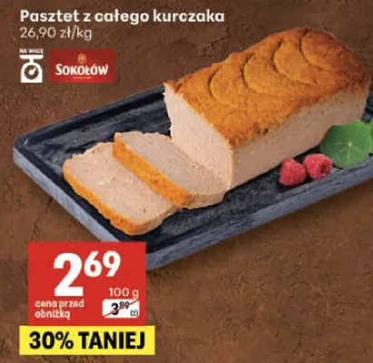 Pasztet z całego kurczaka promocja w Delikatesy Centrum