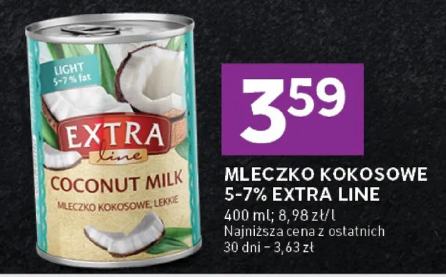 Mleczko kokosowe 67% promocja w Stokrotka