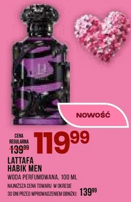LATIFARA HABIK MEN woda perfumowana 100 ml promocja w Drogerie Natura