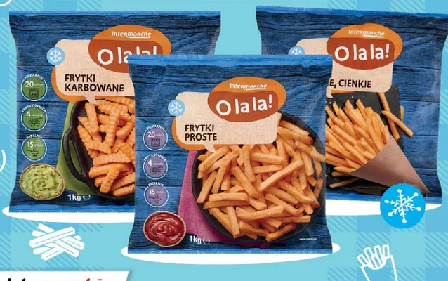 Frytki wybrane rodzaje promocja w Intermarche