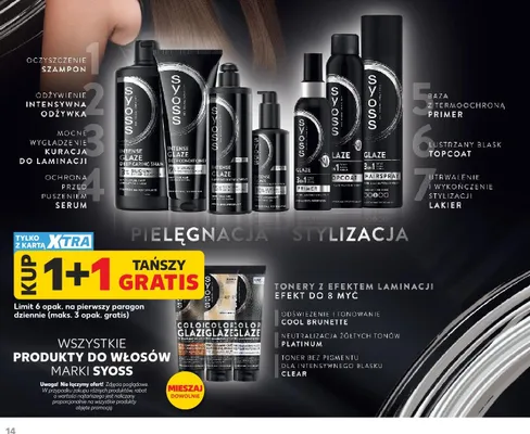 Lakier do włosów Syoss Glaze 3in1 promocja w Kaufland