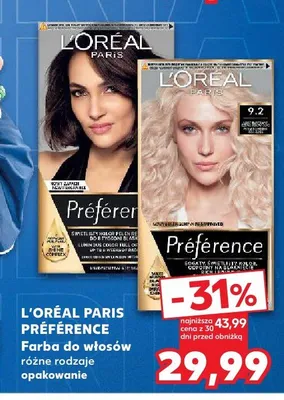 Farba do włosów L'Oréal Paris Préférence promocja w Kaufland