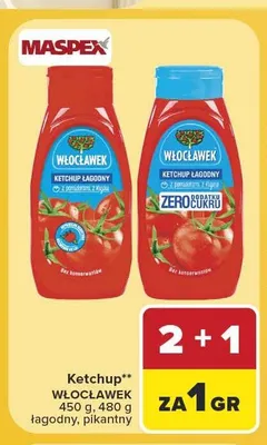 Ketchup pikantny Włocławek promocja w Carrefour