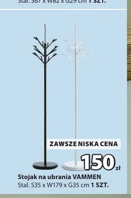 Stojak na ubrania Vammen promocja w Jysk