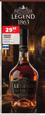 Brandy Legend 1863 promocja w Stokrotka