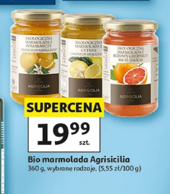 Bio marmolada Agrisicilia z pomarańczy promocja w Auchan