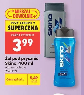 Żel pod prysznic Skino promocja w Biedronka