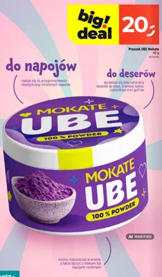 Proszek Ube Mokate promocja w Dealz