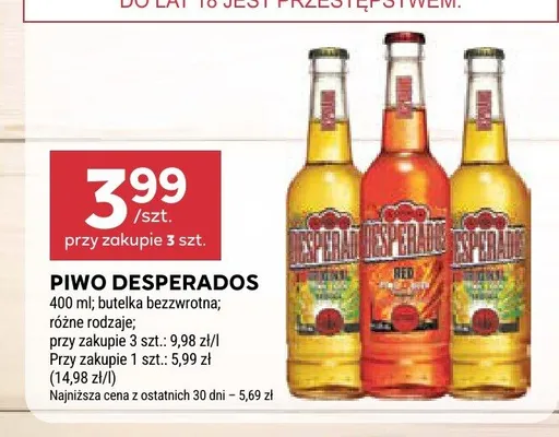 Piwo Desperados Mojito promocja w Stokrotka