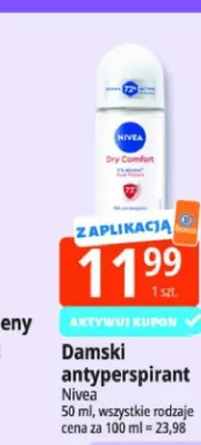 Damski antyperspirant Nivea promocja w Leclerc