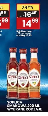 Soplica smakowa malinowa promocja w Wafelek