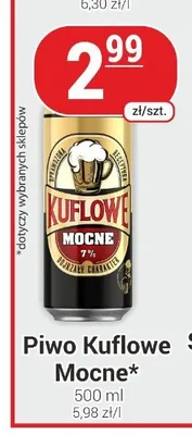 Piwo Kuflowe Mocne promocja w Delikatesy Sezam