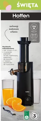 Wyciskarka wolnoobrotowa promocja w Biedronka