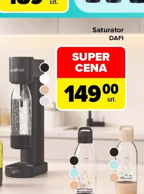 Saturator Dafi promocja w Carrefour
