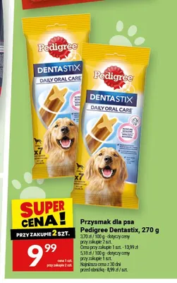 Przysmak dla psa Pedigree Dentastix 270g promocja w Twój Market