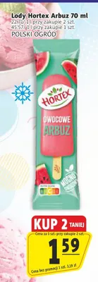 Lody Hortex Arbuz promocja w Prim Market