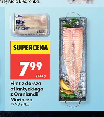 Filet z dorsza atlantyckiego z Grenlandii Marinero promocja w Biedronka