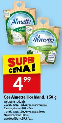 Ser Almette Hochland promocja w Twój Market