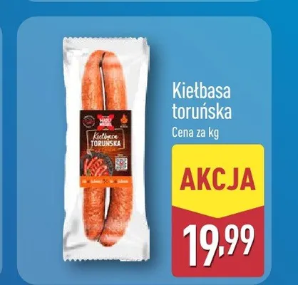 Kiełbasa toruńska Madej Wróbel promocja w Aldi