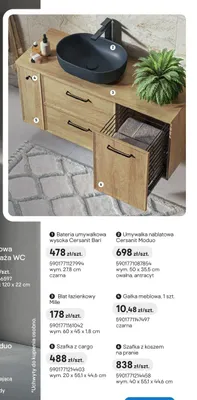 Umywalka nablatowa Cersanit Moduo promocja w Castorama