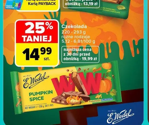 Czekolada E.Wedel promocja w Carrefour Market