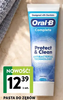 Pasta do zębów Complete Protect & Clean Oral-B promocja w Intermarche