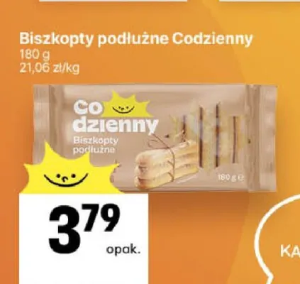 Biszkopty podłużne Codzienny promocja w Delikatesy Centrum