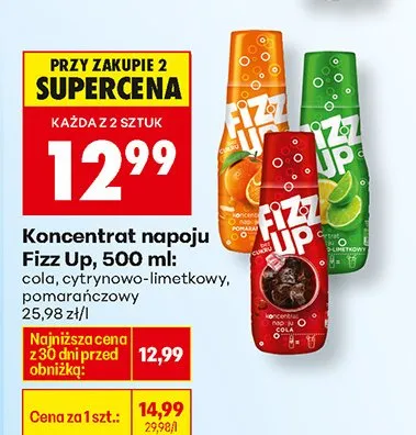 Koncentrat napoju cola promocja w Biedronka