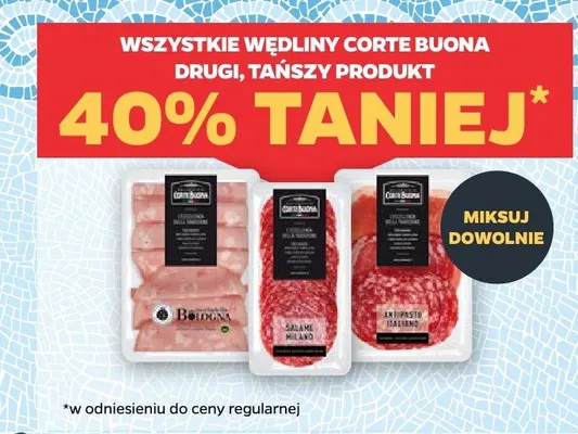 Wędliny Corte Buona promocja w Netto