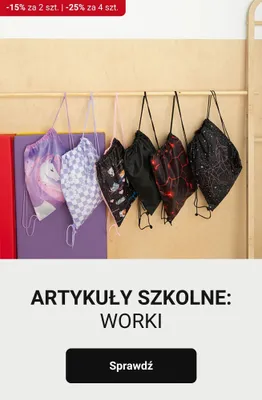 Worek szkolny promocja w Smyk