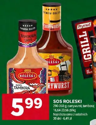 Sos Roleski currywurst promocja w Stokrotka