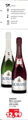 Wino musujące Dorato Rosso promocja w Kaufland