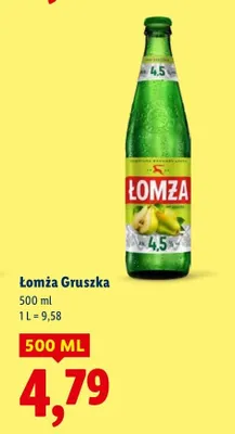 Piwo Gruszka 500ml promocja w Lidl