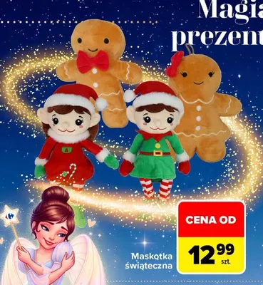 Maskotka świąteczna promocja w Carrefour Market