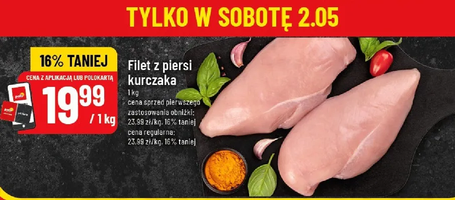 Filet z piersi kurczaka promocja w POLOmarket