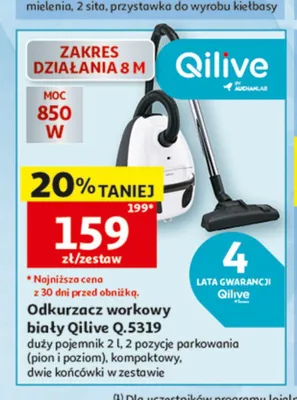 Odkurzacz workowy Qilive Q.5319 promocja w Auchan