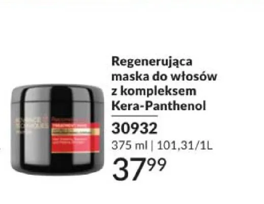Regenerująca maska do włosów z kompleksem Kera-Panthenol Avon promocja w AVON
