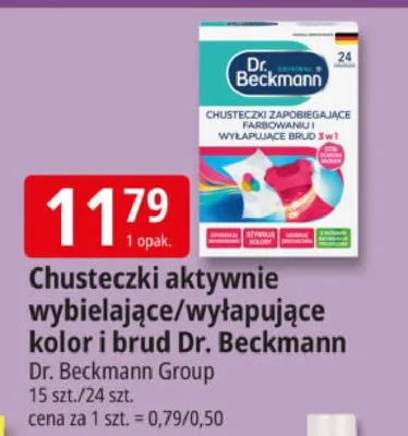 Chusteczki aktywnie wybielające/wyłapujące kolor i brud promocja w Leclerc