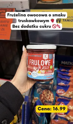 Frużelina owocowa o smaku truskawkowym bez dodatku cukru promocja w Kaufland
