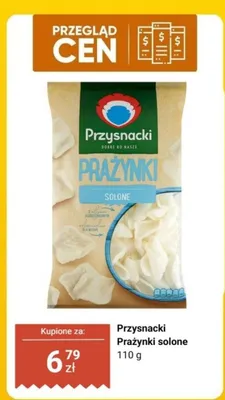 Prażynki solone 110 g promocja w Biedronka