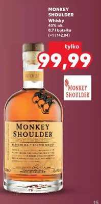 Whisky Monkey Shoulder promocja w Kaufland