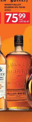 Whiskey Bulleit Bourbon 45% 409902 promocja w Selgros