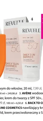 Krem do twarzy z SPF 50+ Revuele Daily Sun Barrier promocja w Hebe