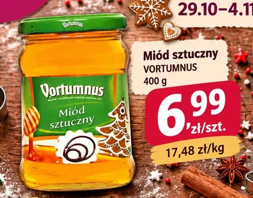 Miód sztuczny Vortumnus promocja w emma MARKET