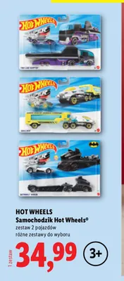 Samochodzik Hot Wheels zestaw 2 pojazdów promocja w Lidl
