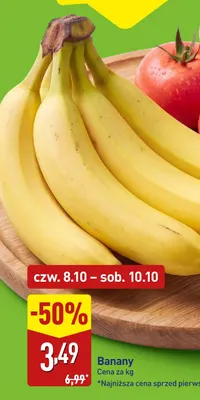 Banany promocja w Aldi
