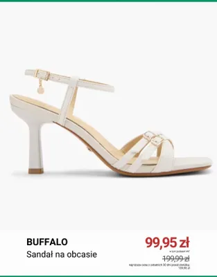 Sandał na obcasie Buffalo promocja w Deichmann