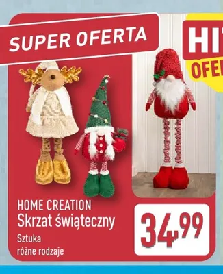 Skrzat świąteczny Home Creation promocja w Aldi