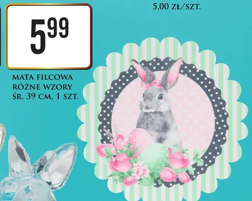 Mata filcowa różne wzory promocja w Dino