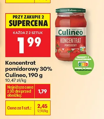 Koncentrat pomidorowy 30% promocja w Biedronka